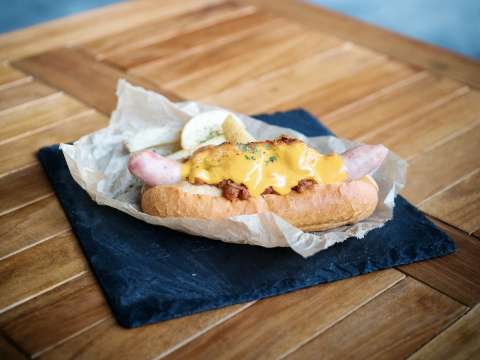 ホットドッグ - チリの画像